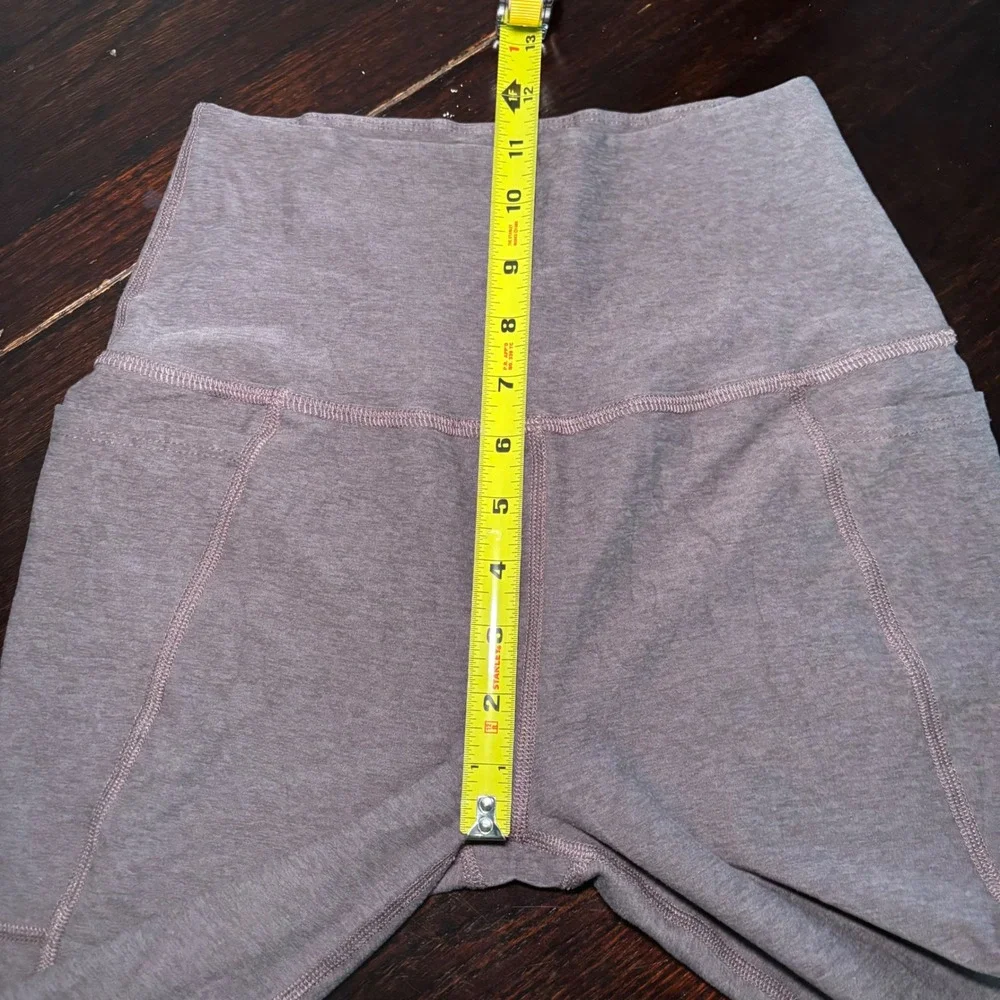 Beyond Yoga Spacedye Out of Pocket High Waisted Leggings Heather Gray Sz Medium